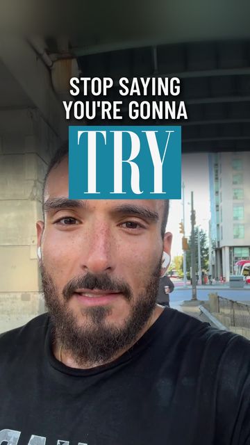 Cover: Stop saying you're gonna try