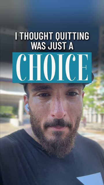 Cover: I thought quitting was just a choice
