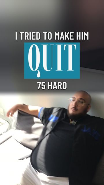 Cover: I tried to make him quit